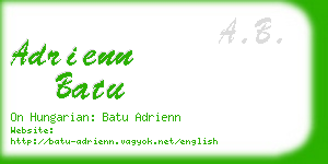 adrienn batu business card